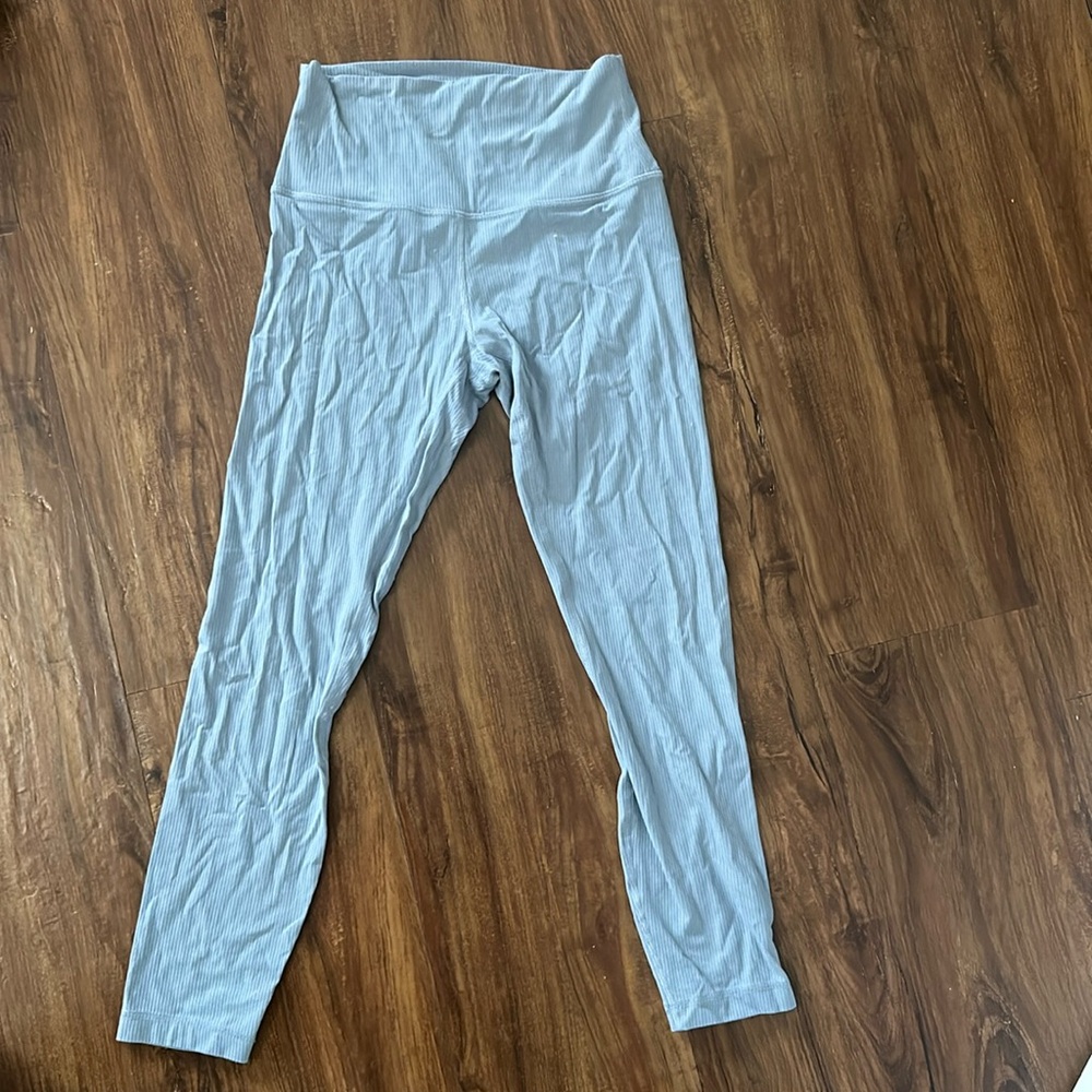 Lululemon high rise ribbed leggings